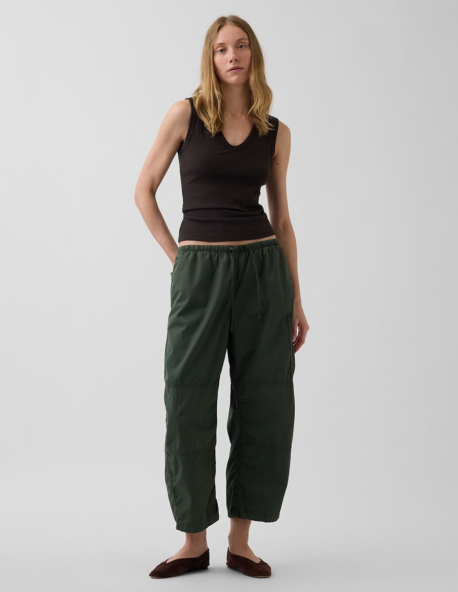 Pantalón cargo straight para mujer 2