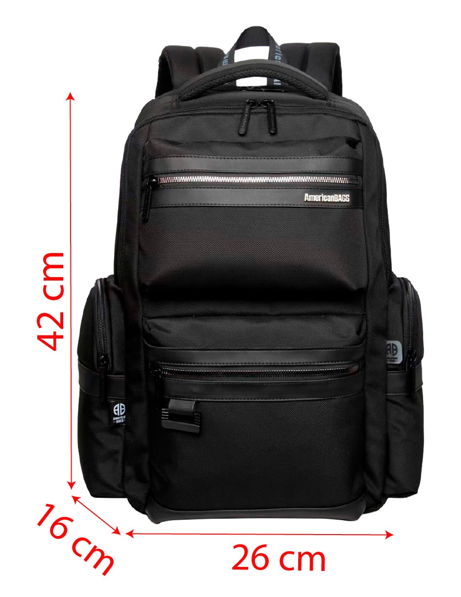 Portalaptop escolar American Bags impermeable unisex
