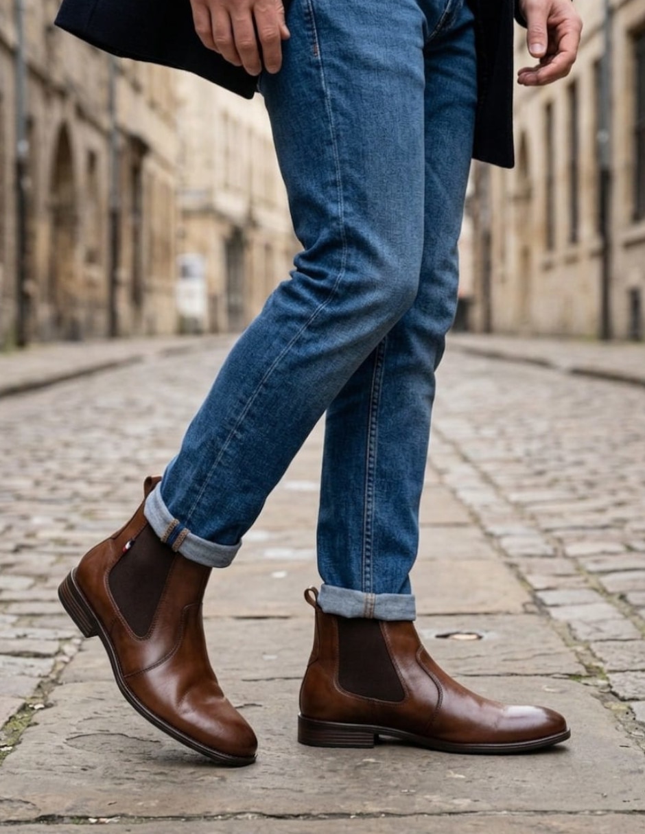 Bota de piel para hombre 6