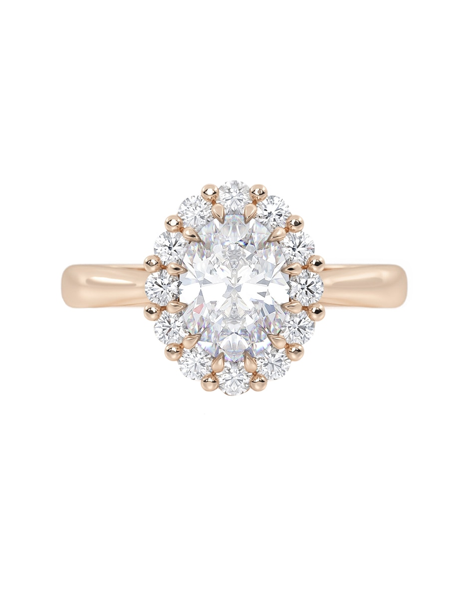 Anillo de compromiso de oro 14 k zirconia Anillo de compromiso de oro 14 k zirconia