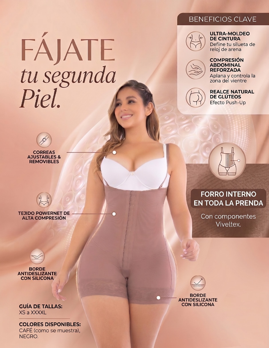 Faja levanta glúteos con compresión alta para mujer 12