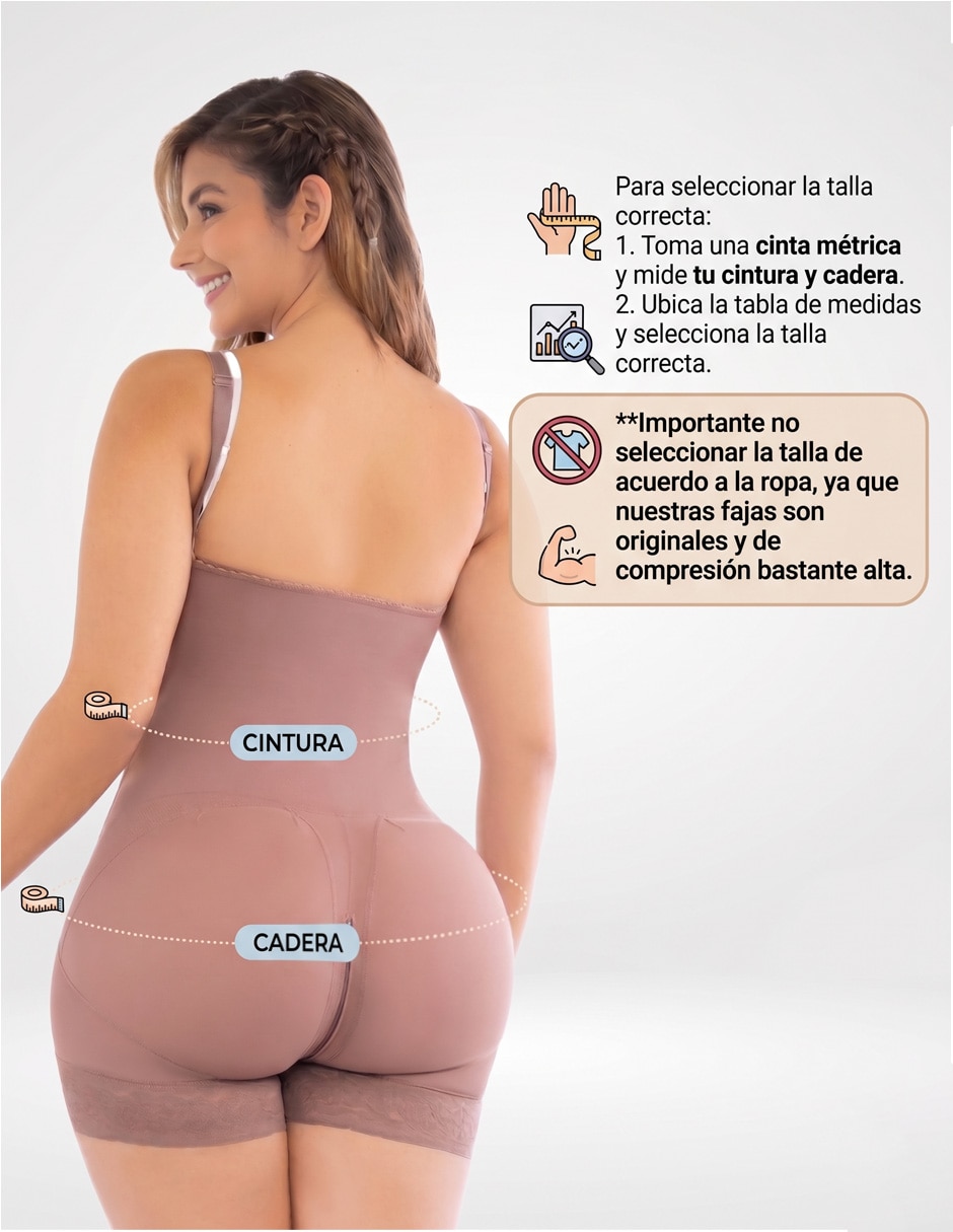 Faja levanta glúteos con compresión alta para mujer 3