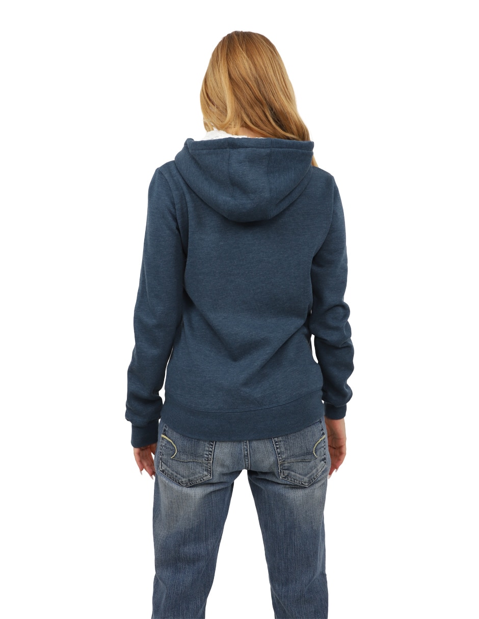 Sudadera con capucha y bolsa swth para mujer 2