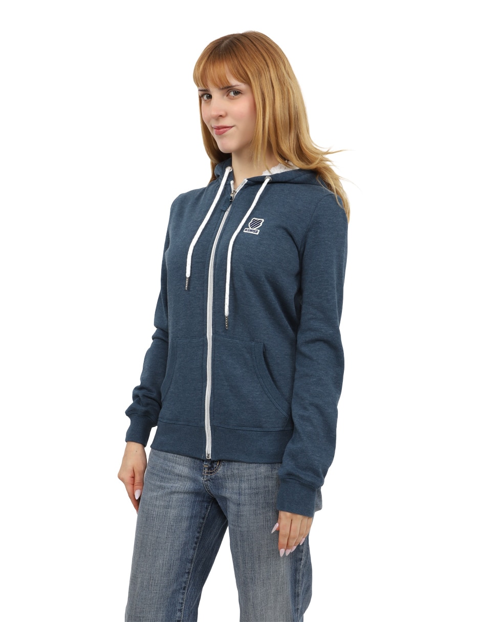 Sudadera con capucha y bolsa swth para mujer 3