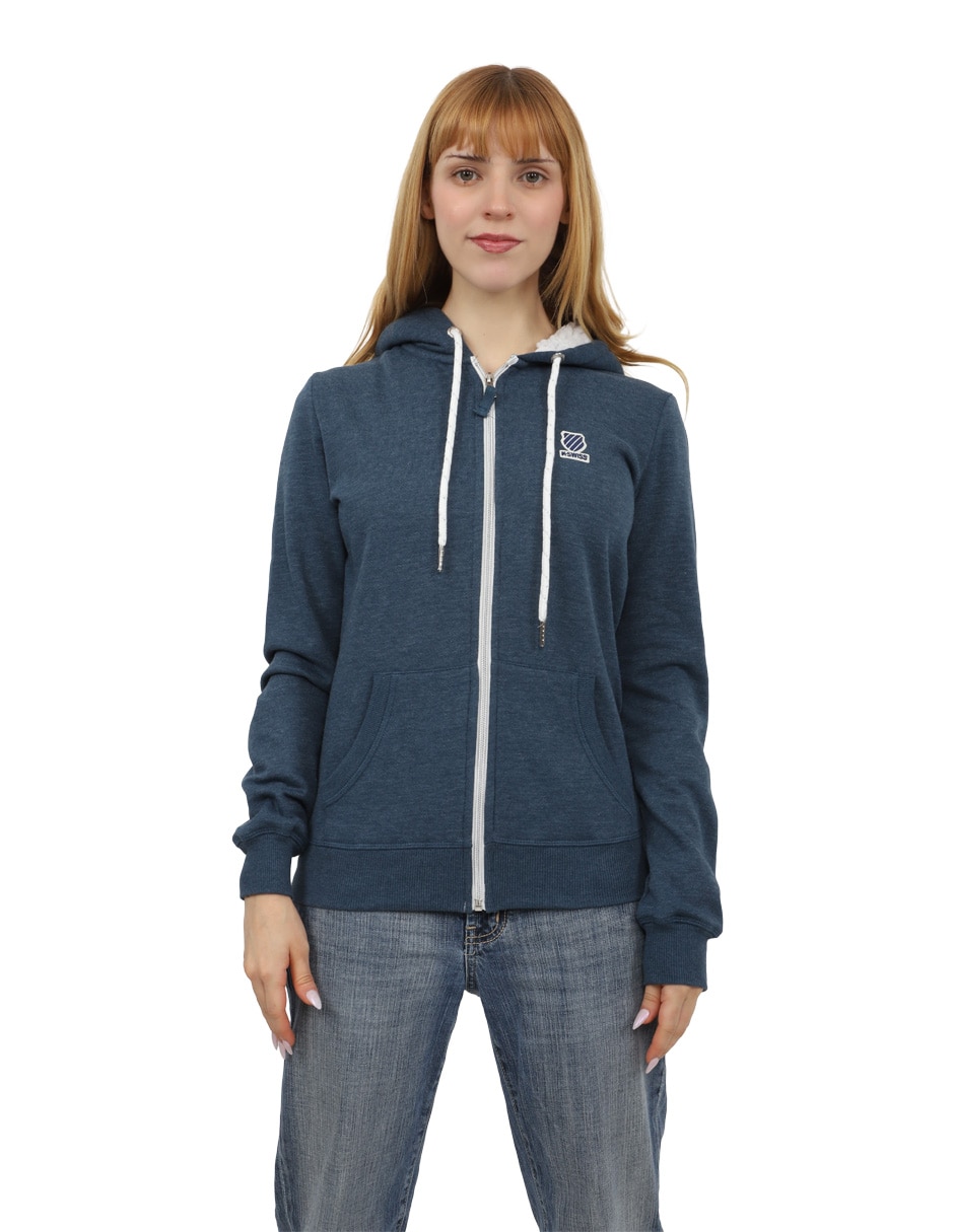 Sudadera con capucha y bolsa swth para mujer 5