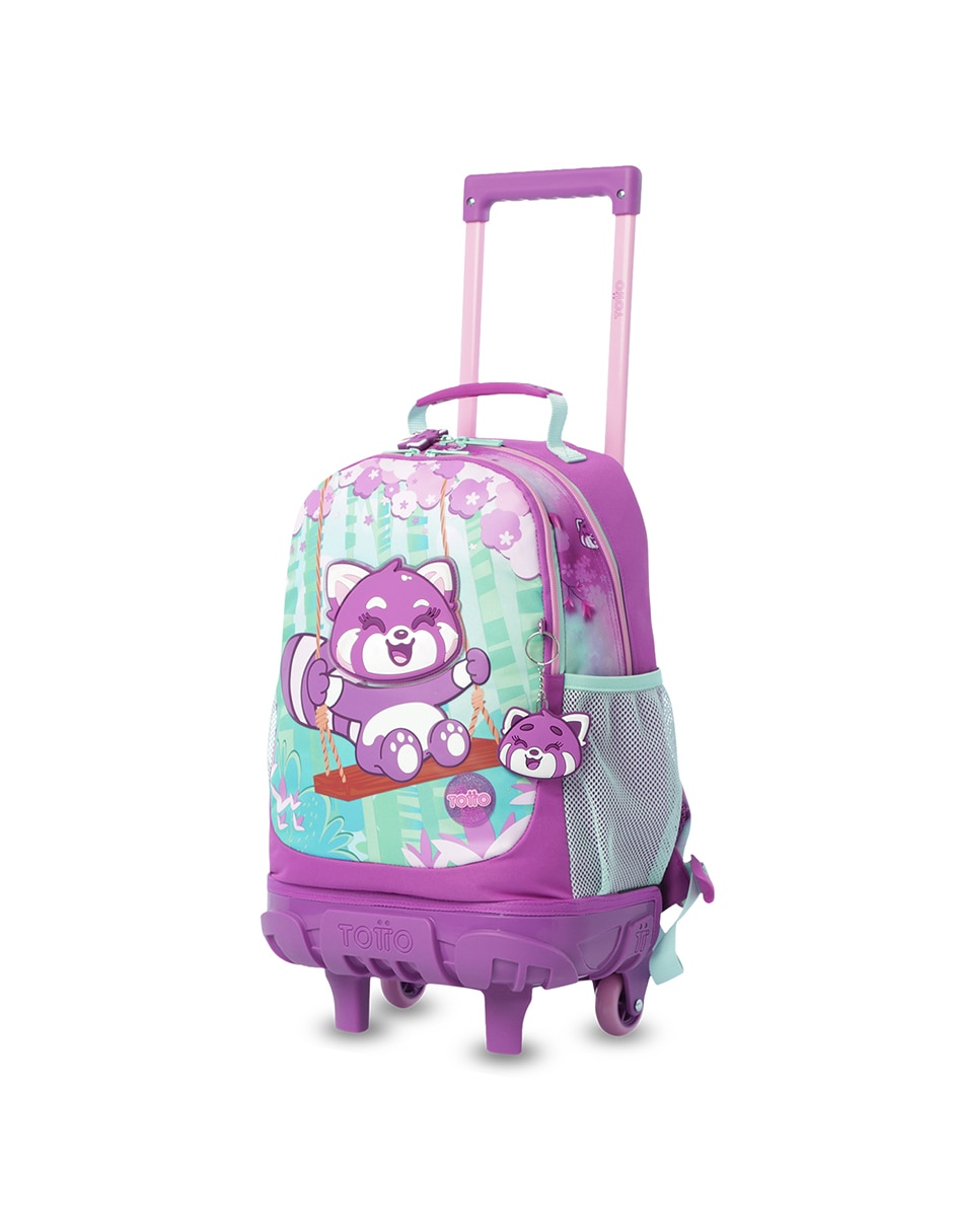 Mochila con ruedas escolar rue bomper bambu para niña Mochila con ruedas escolar rue bomper bambu para niña