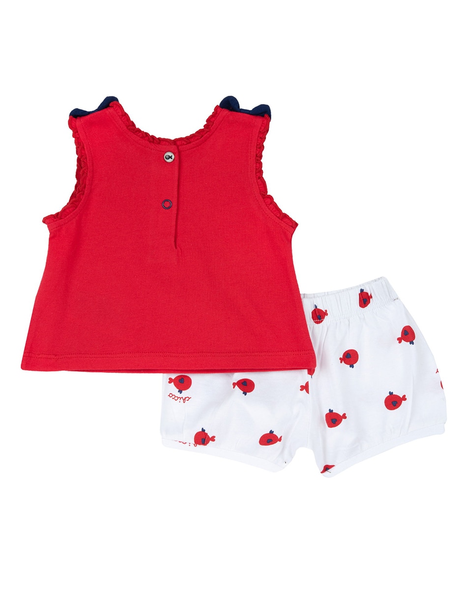 Conjunto de algodón para bebé niña 2