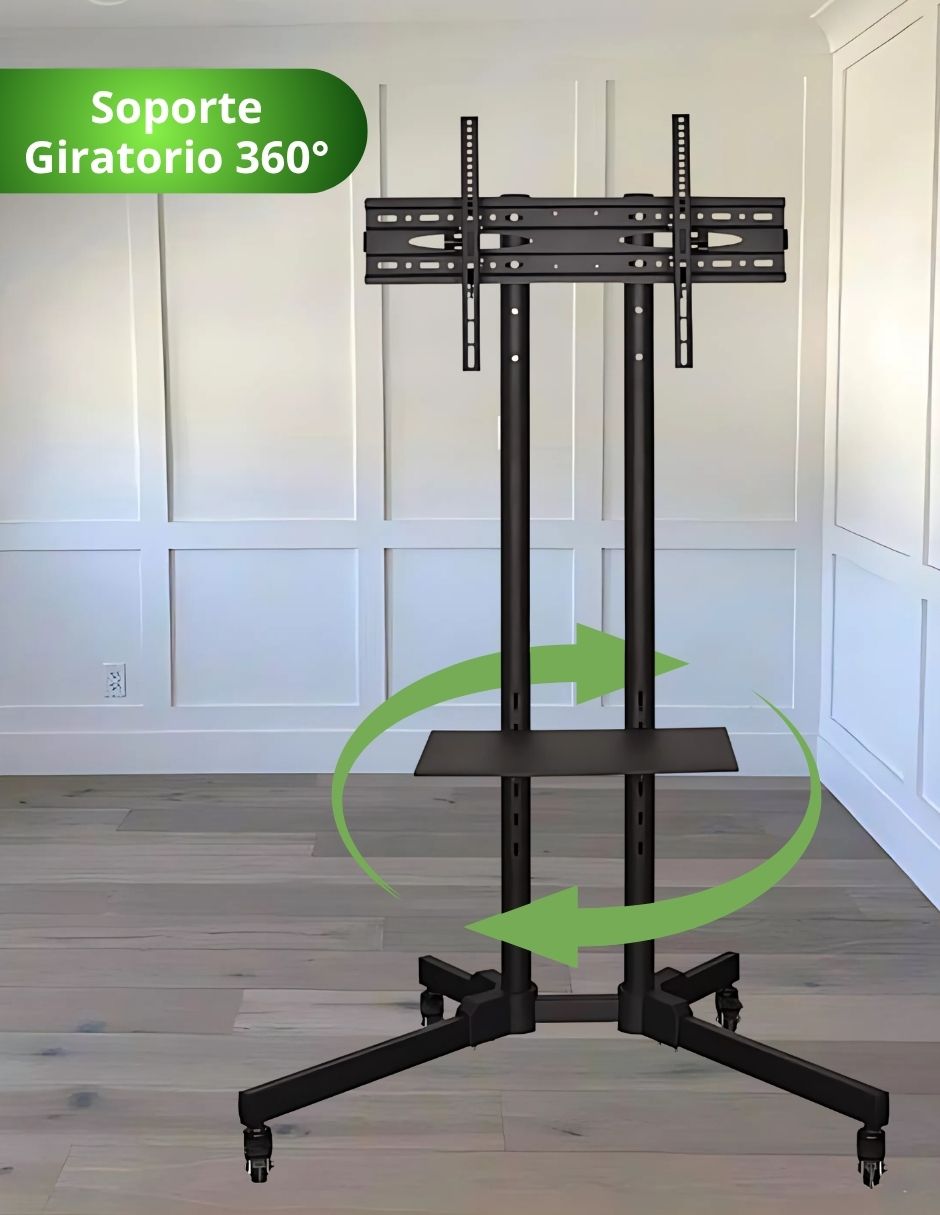 Soporte piso para pantalla fijo 32 - 65 pulgadas 7