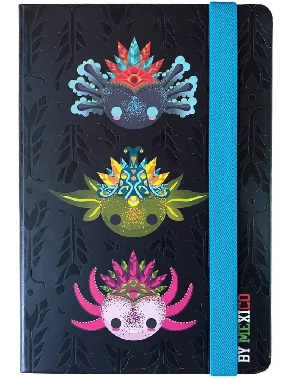 Set libreta ajolote a rayas 3