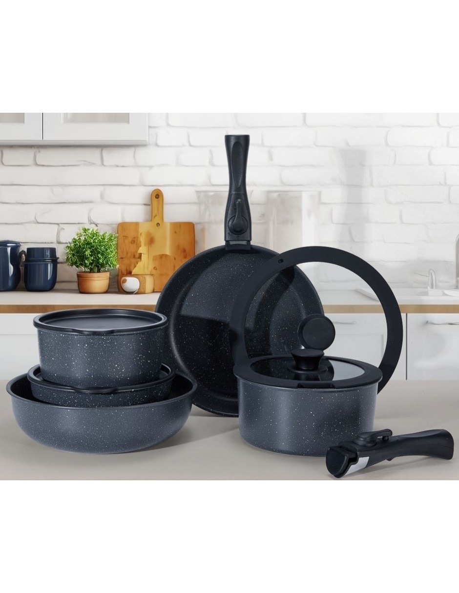 Batería de cocina U Shop antiadherente sin pfoa 15 piezas