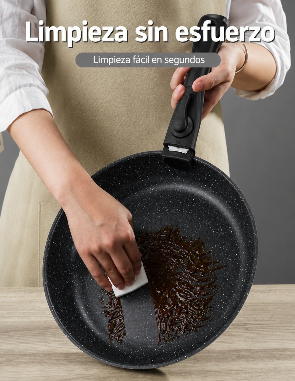 Batería de cocina U Shop antiadherente sin pfoa 15 piezas
