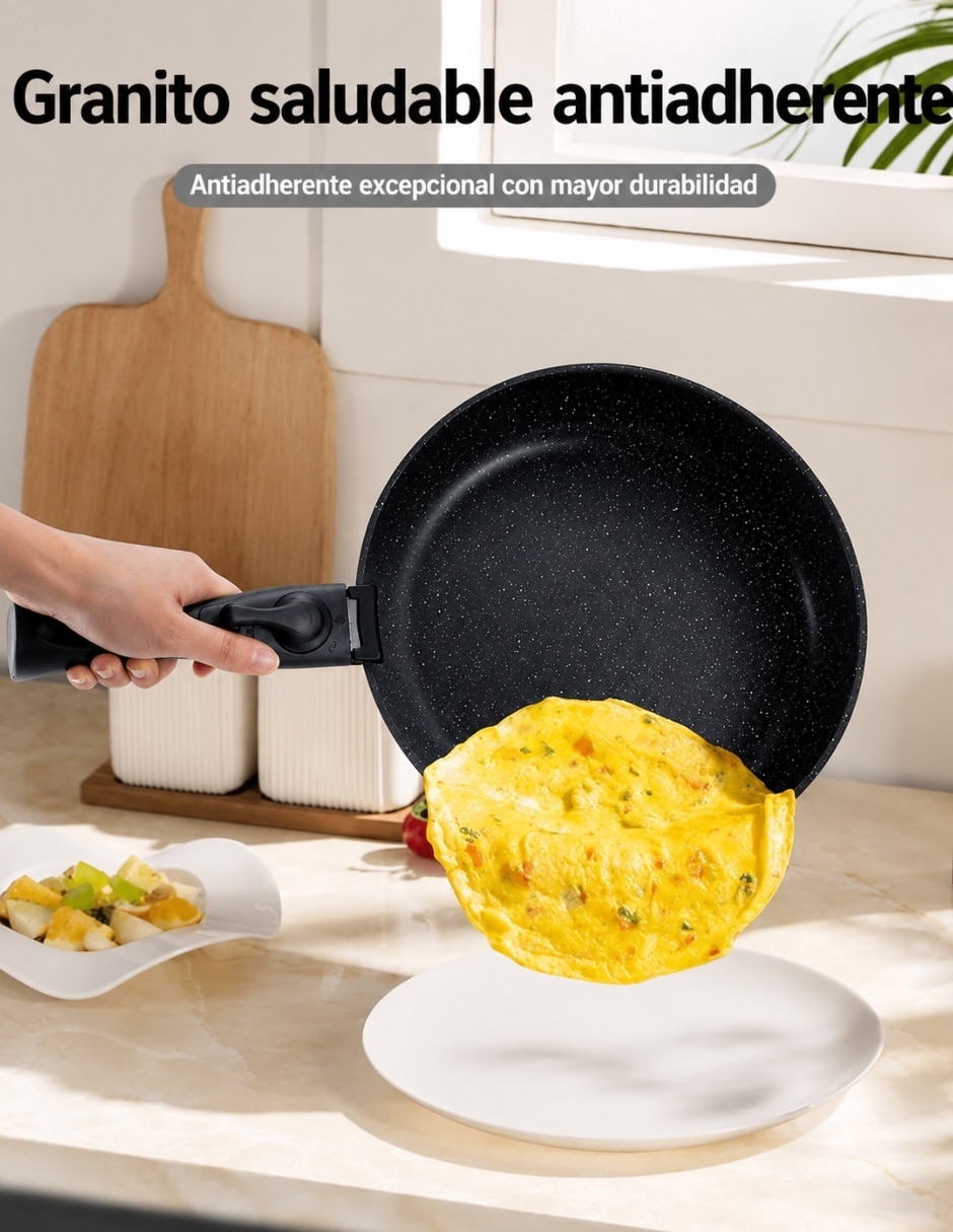 Batería de cocina U Shop antiadherente sin pfoa 15 piezas