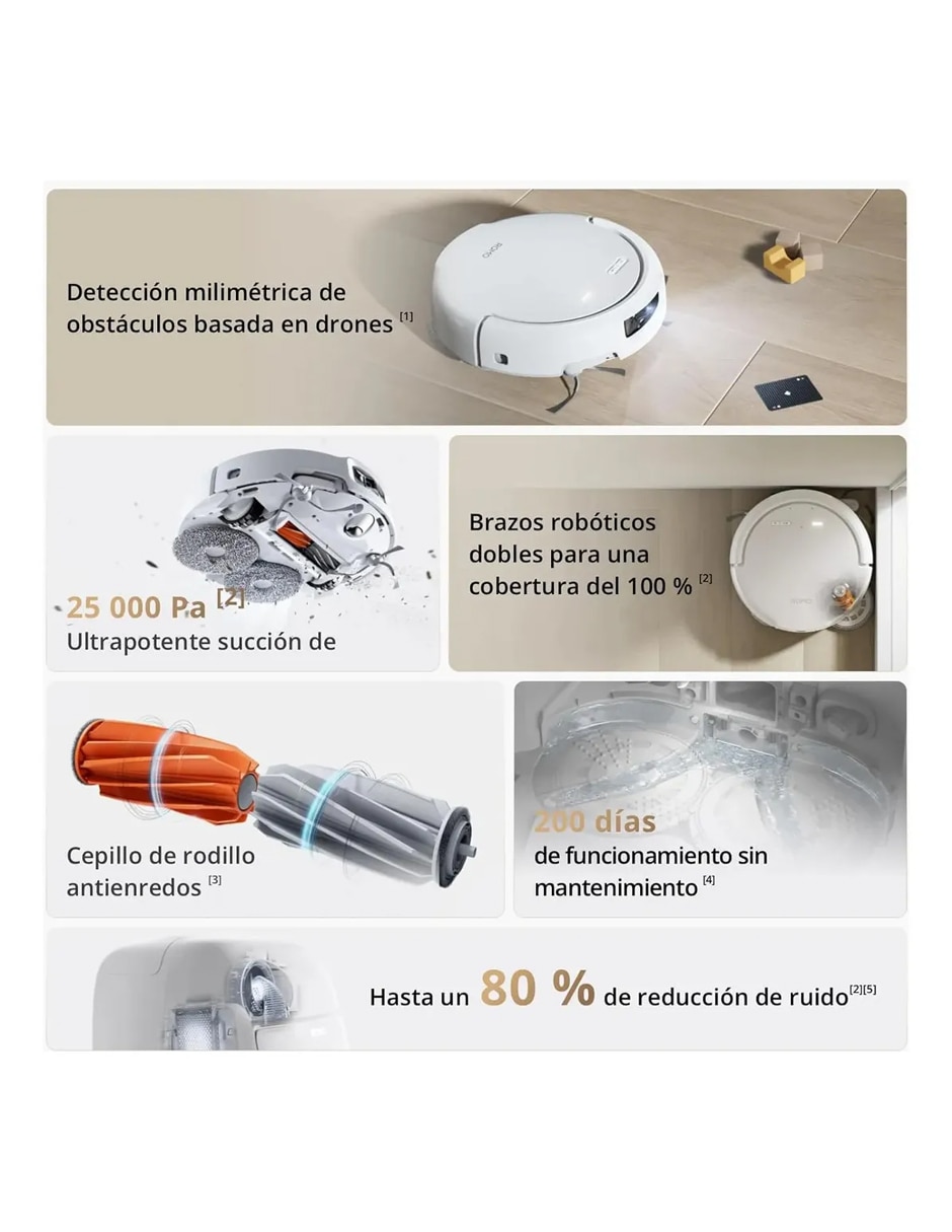 Aspiradora robot Romo S 2.5 litros 5