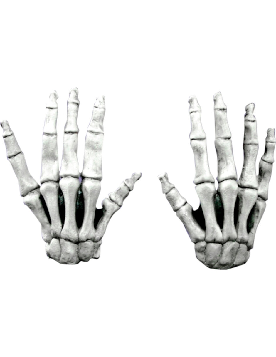 Guantes para disfraz de esqueleto calavera Guantes para disfraz de esqueleto calavera