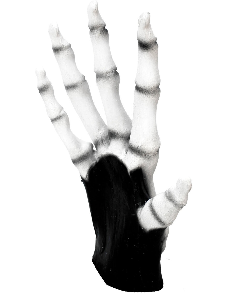 Guantes para disfraz de esqueleto calavera rev