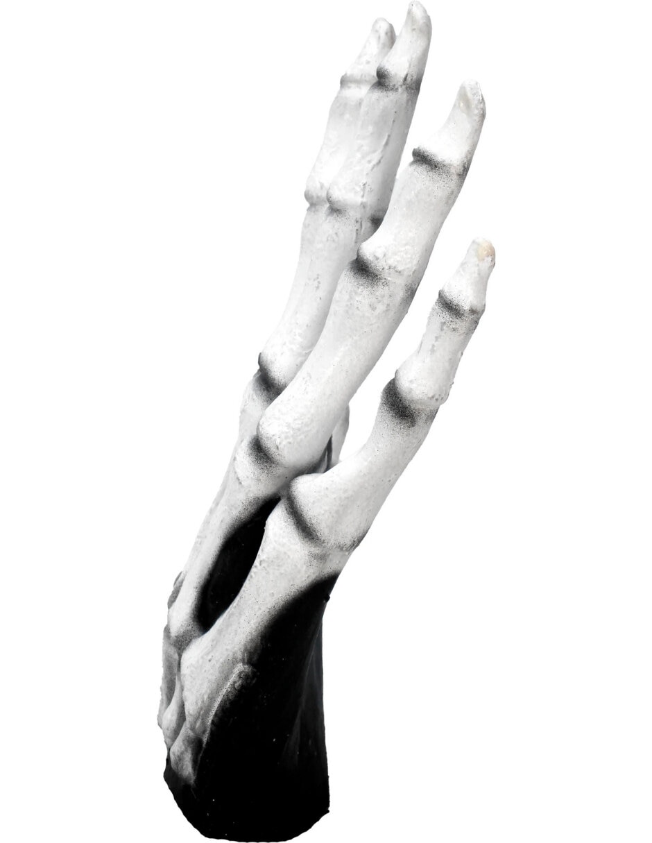 Guantes para disfraz de esqueleto calavera rev