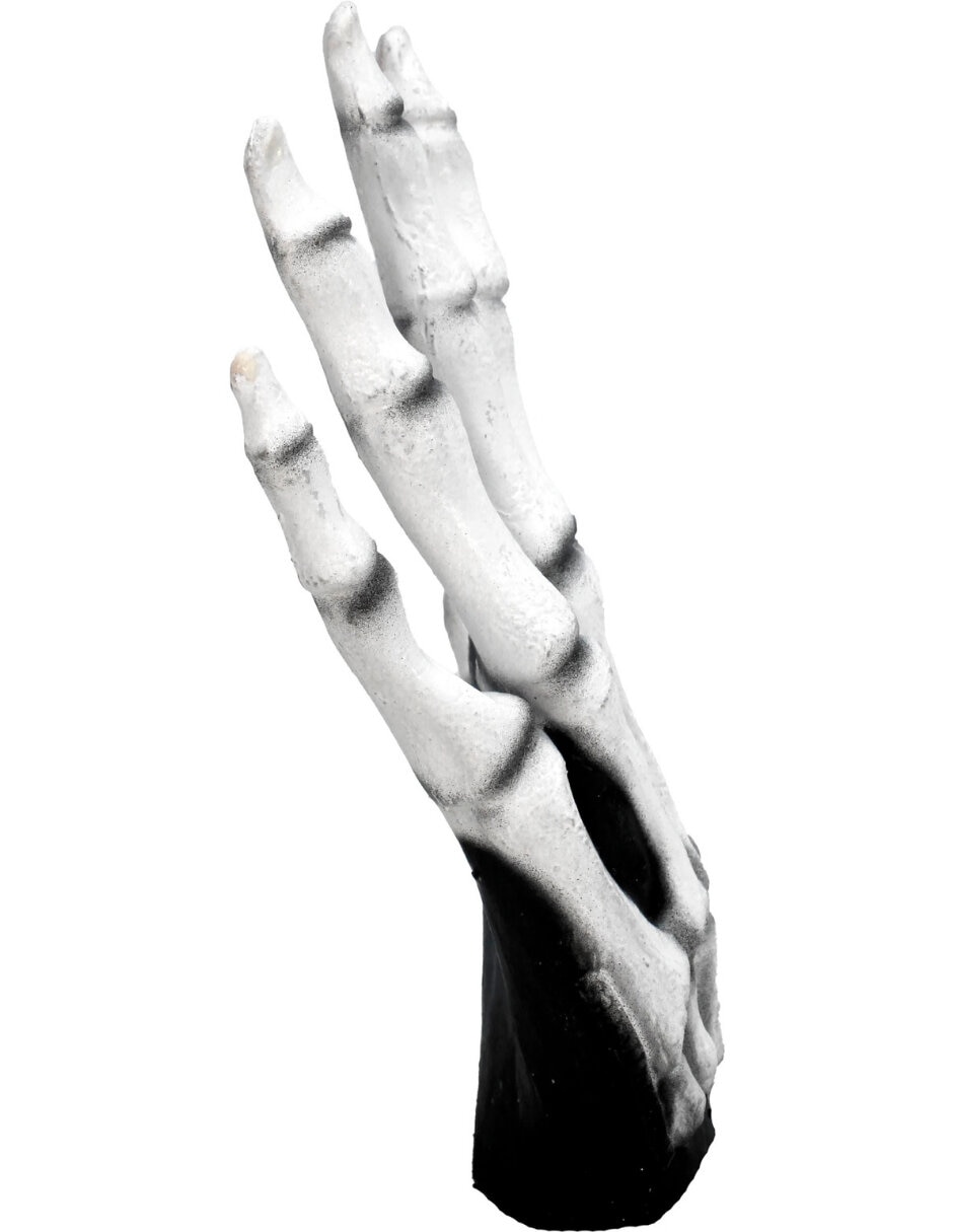 Guantes para disfraz de esqueleto calavera rev