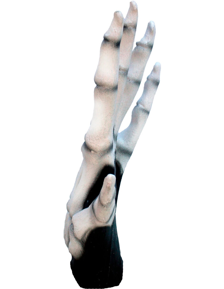 Guantes para disfraz de esqueleto calavera rev