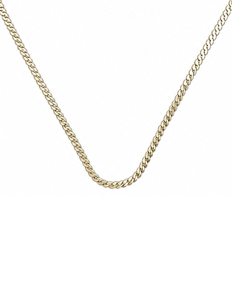 Collar Moon de oro laminado 14 K