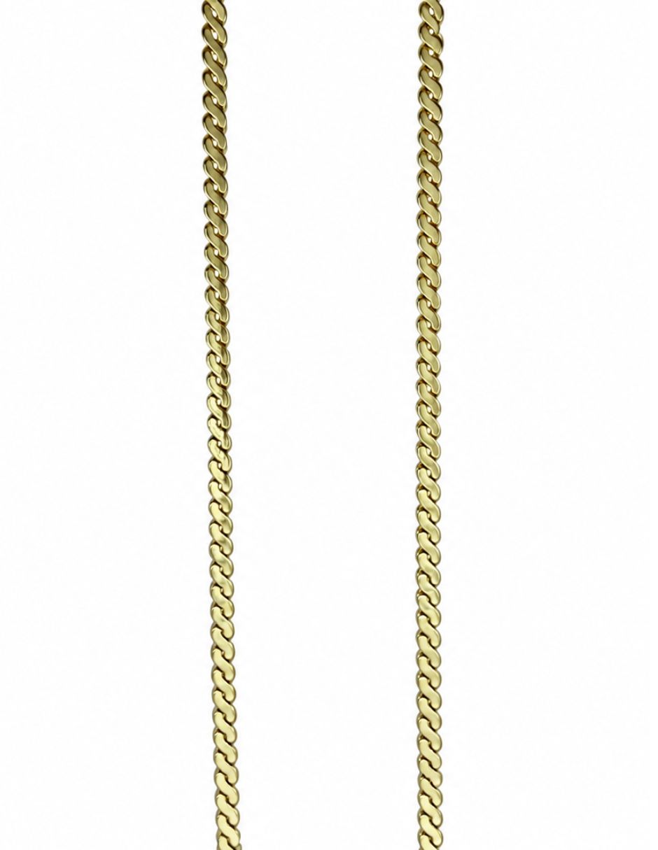 Collar Moon de oro laminado 14 K