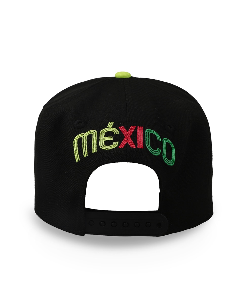Gorra visera curva snapback para fútbol 9Forty Iconic M verde Cyber Selección Nacional de México unisex 2