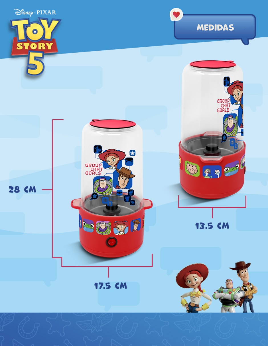Máquina palomitas Disney toy story 100-120V