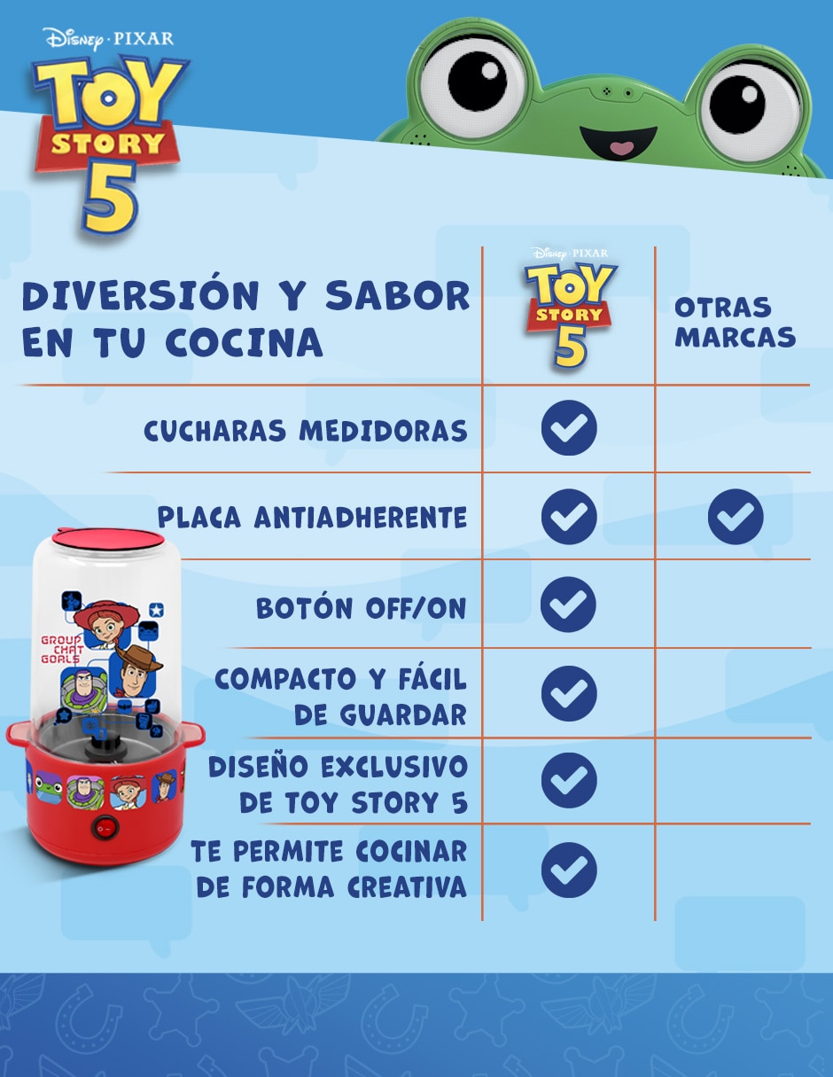 Máquina palomitas Disney toy story 100-120V