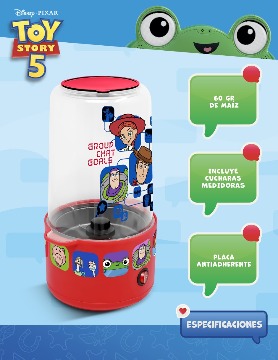 Máquina palomitas Disney toy story 100-120V