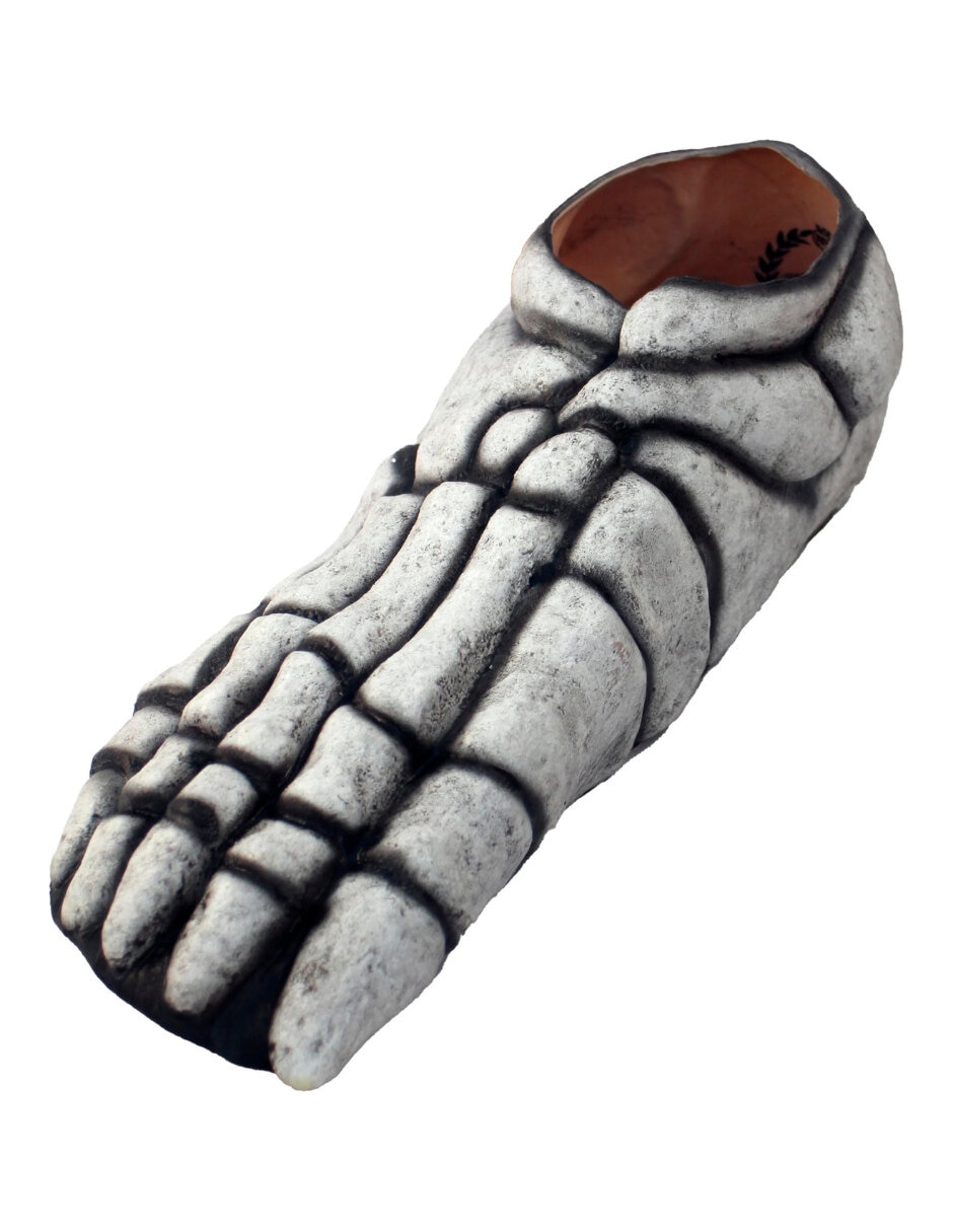 Cubre zapatos para disfraz de pies de esqueleto Rev