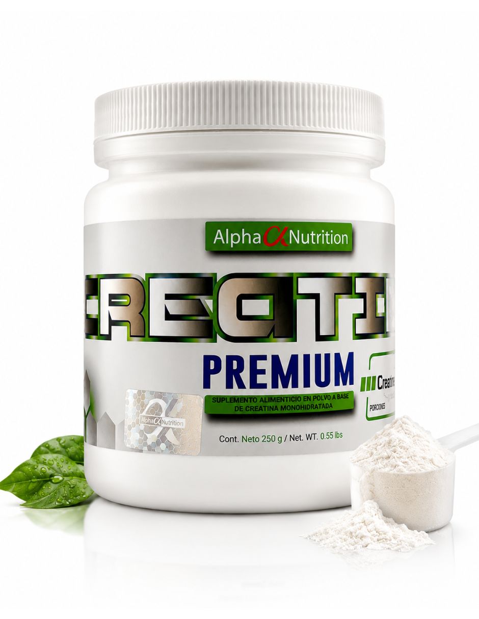 Creatina creapure Alpha Nutrition con creatina monohidratada