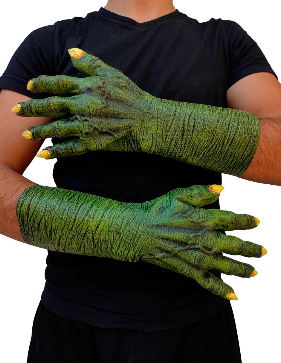 Guantes para disfraz guantes de mano de bruja Rev