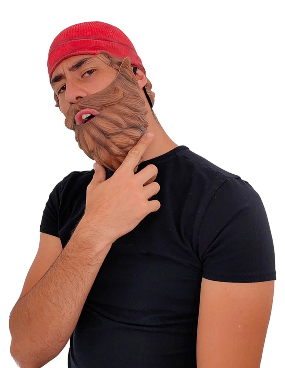Máscara para disfraz de leñador para cosplay Rev