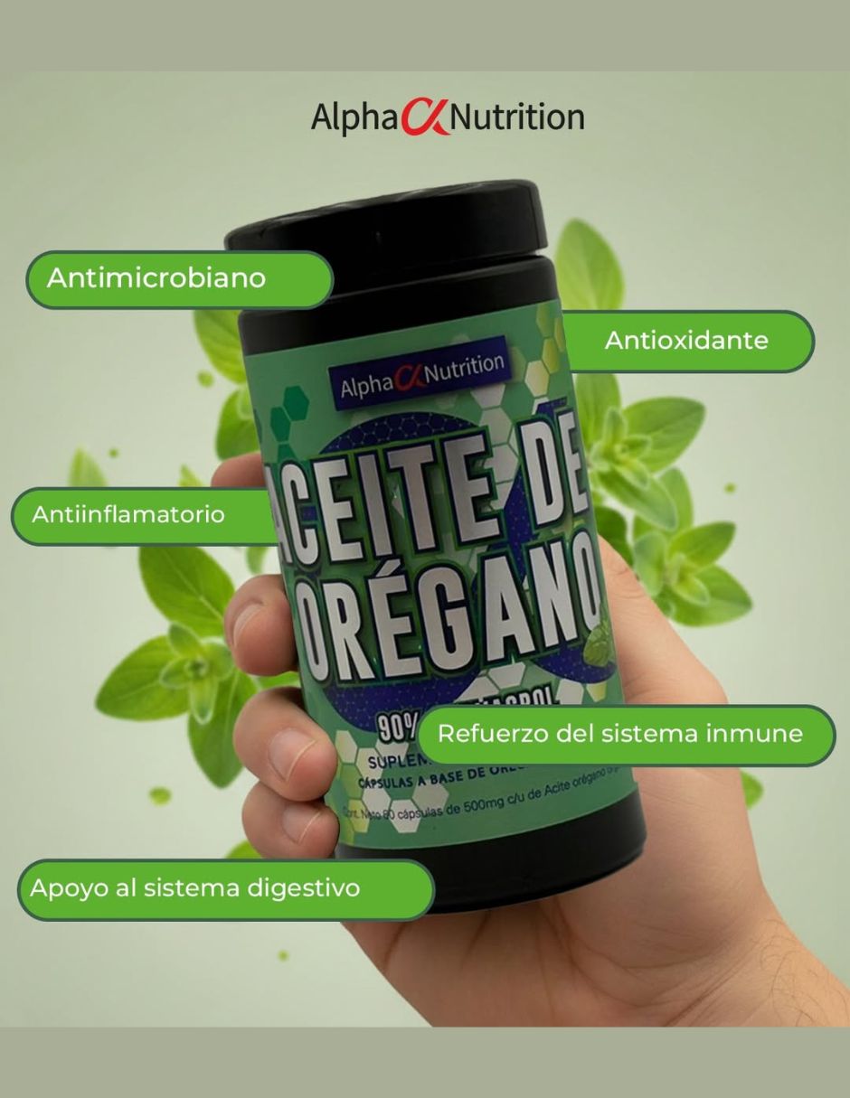 Aceite de orégano Alpha Nutrition