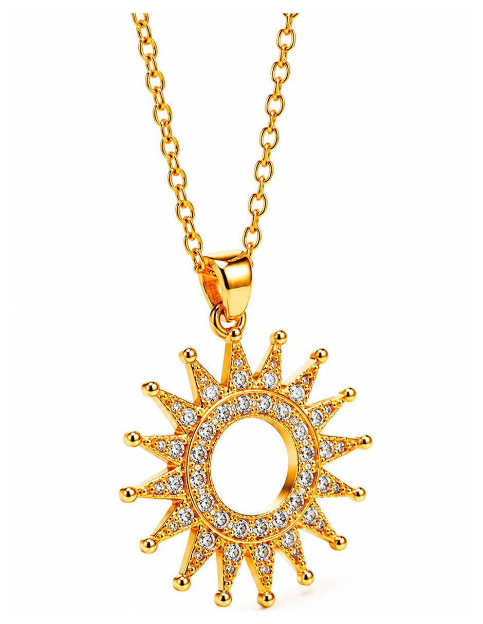 Collar con dije de sol Moon & Self