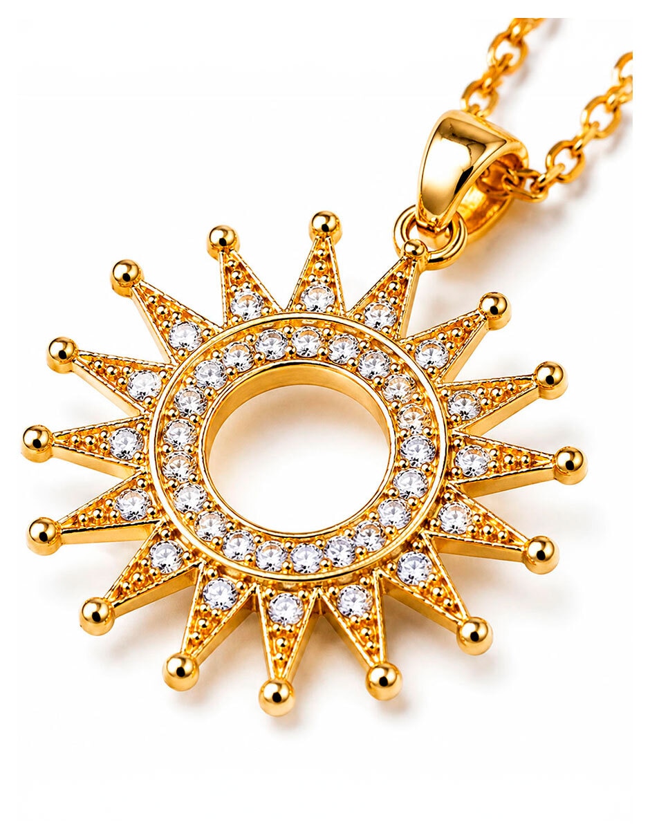 Collar con dije de sol Moon & Self