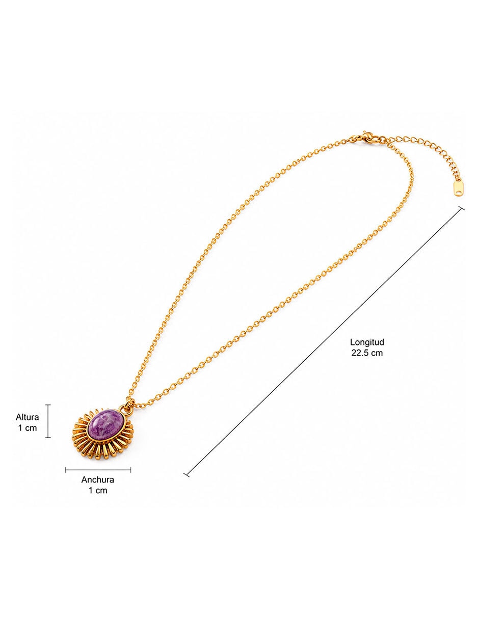 Collar con dije Sol Moon & Selfde 18 K