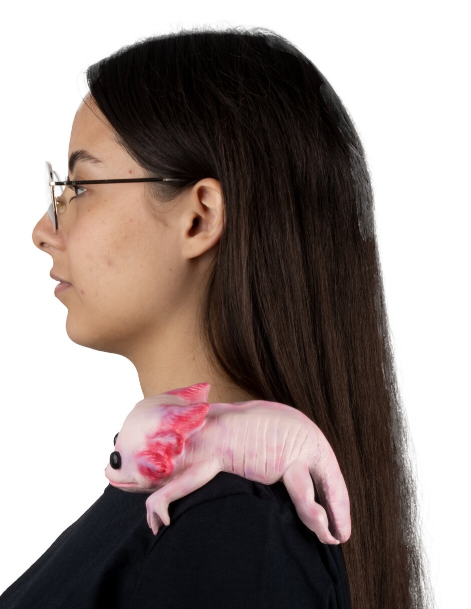 Accesorio disfraz Shoulder buddy axolotl Rev