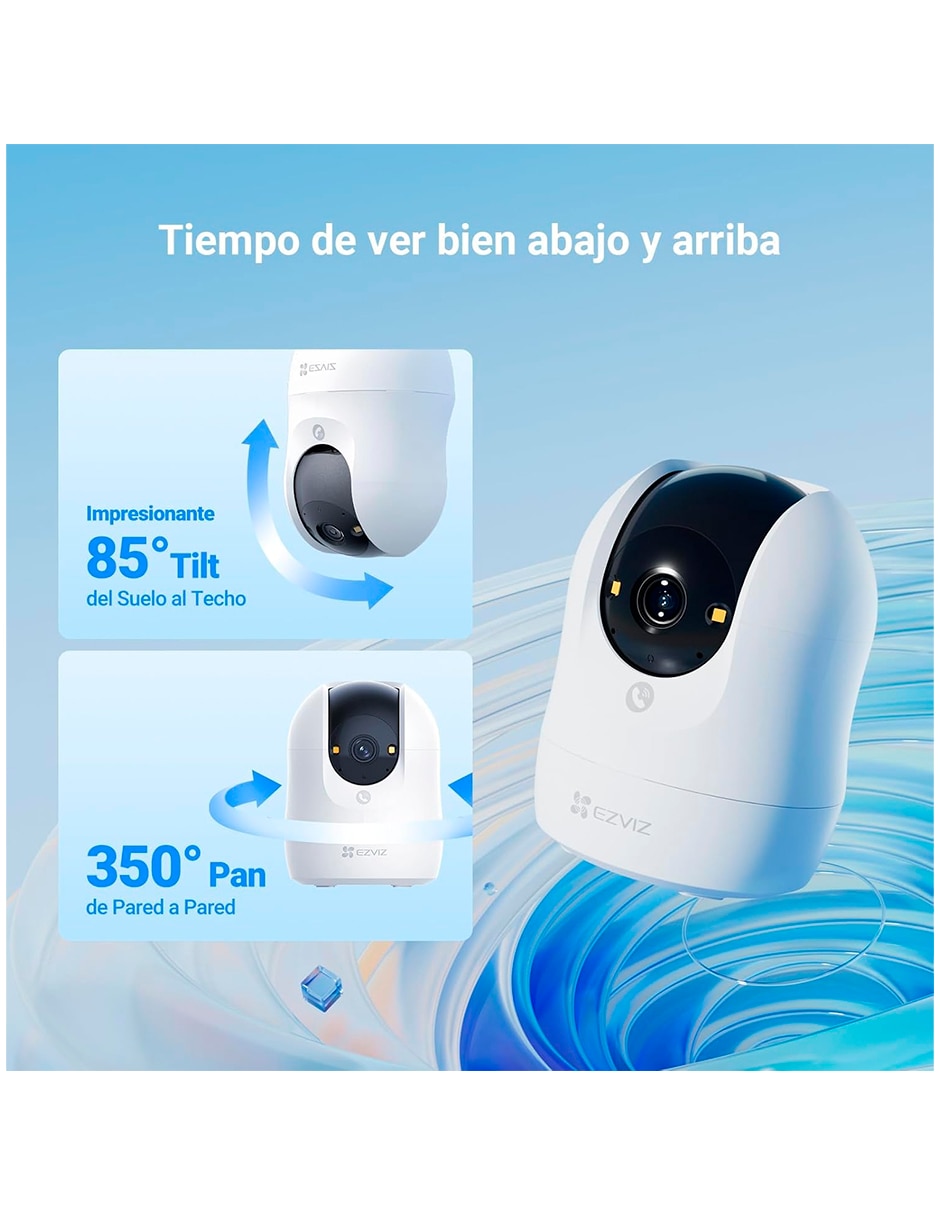 Cámara wi-fi de seguridad modelo ezvizc6n g1 inalámbrica 3k 104°para interior 5