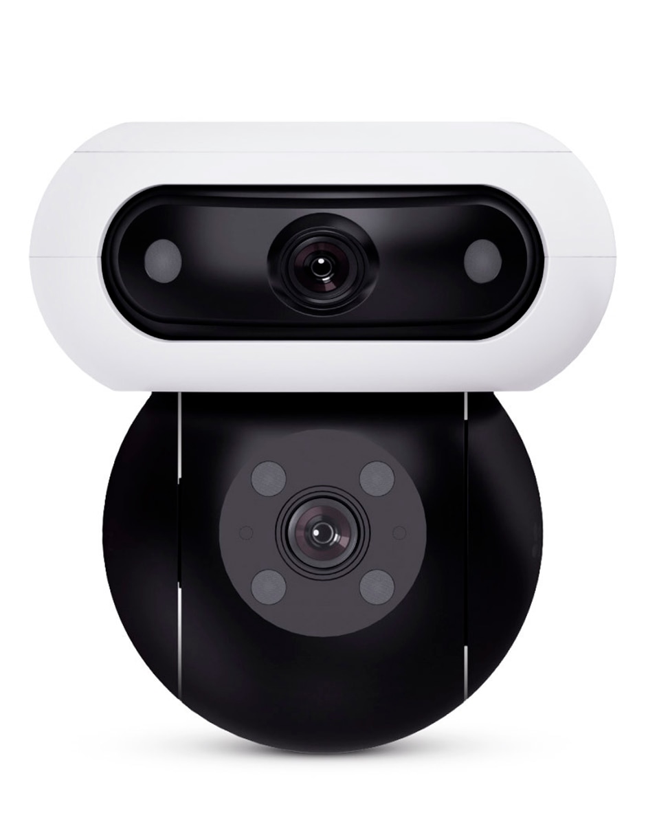 Cámara wi-fi de seguridad modelo c90 dual 2k inalámbrica 110 a 60°para exterior