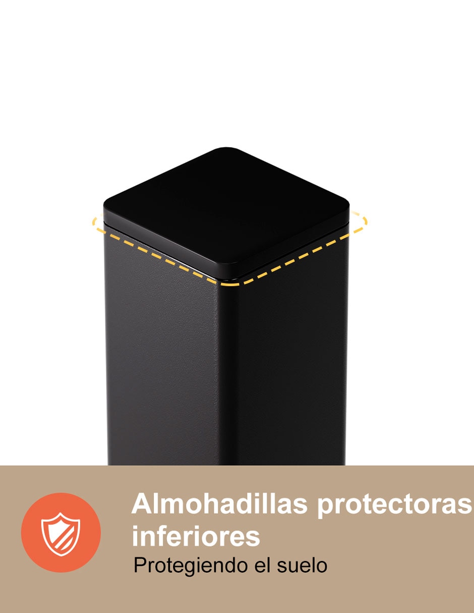 Base para cama armable luces LED de acero 14