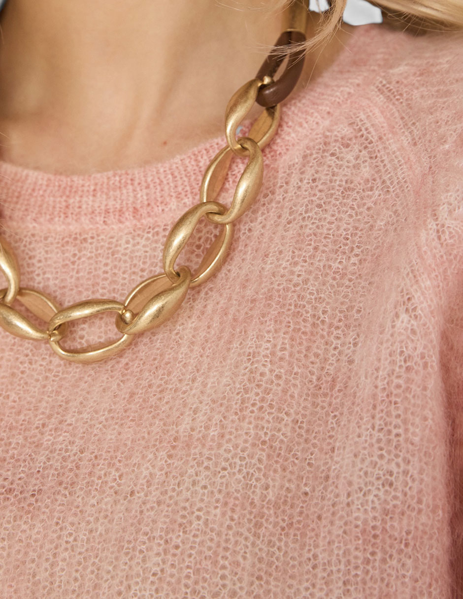 Suéter cuello redondo para mujer 3