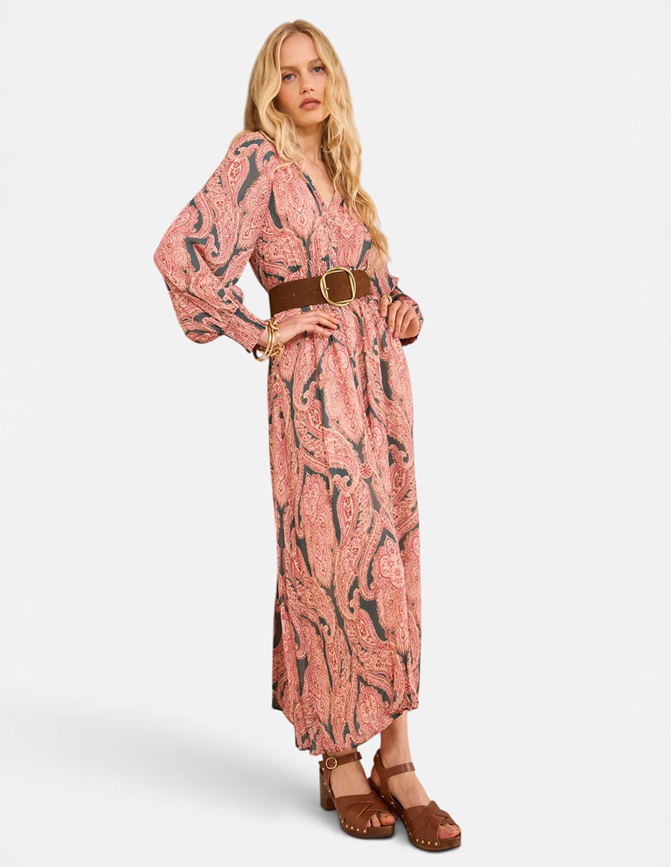 Vestido largo casual para mujer 4