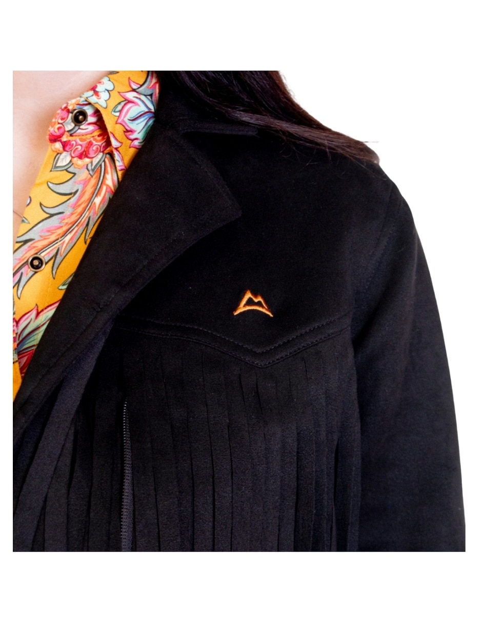 Chamarra casual ICY Denver impermeable de ante para mujer