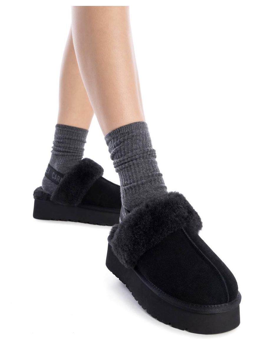 Zapatilla de piel para mujer 2