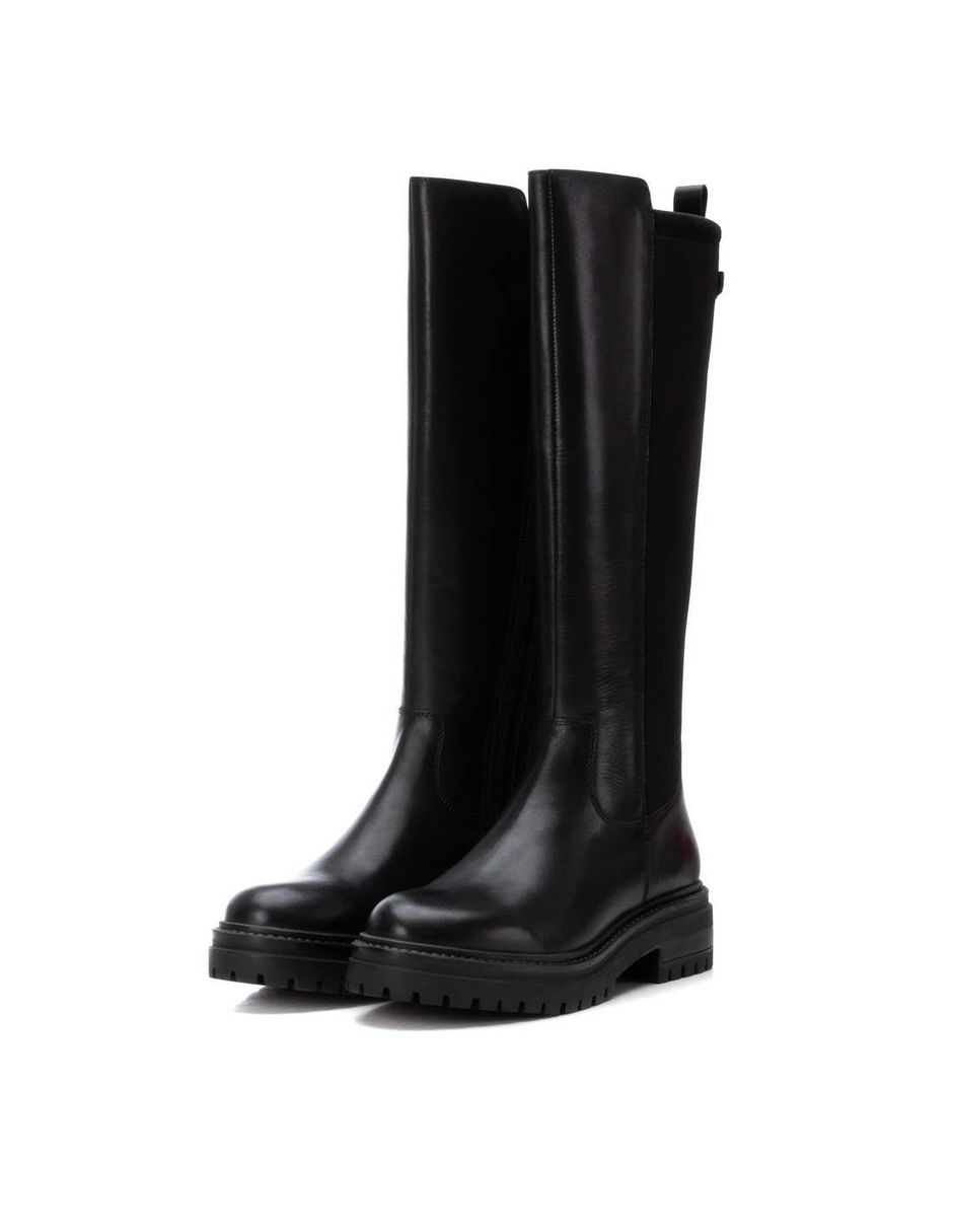 Bota al tobillo de piel para mujer 4