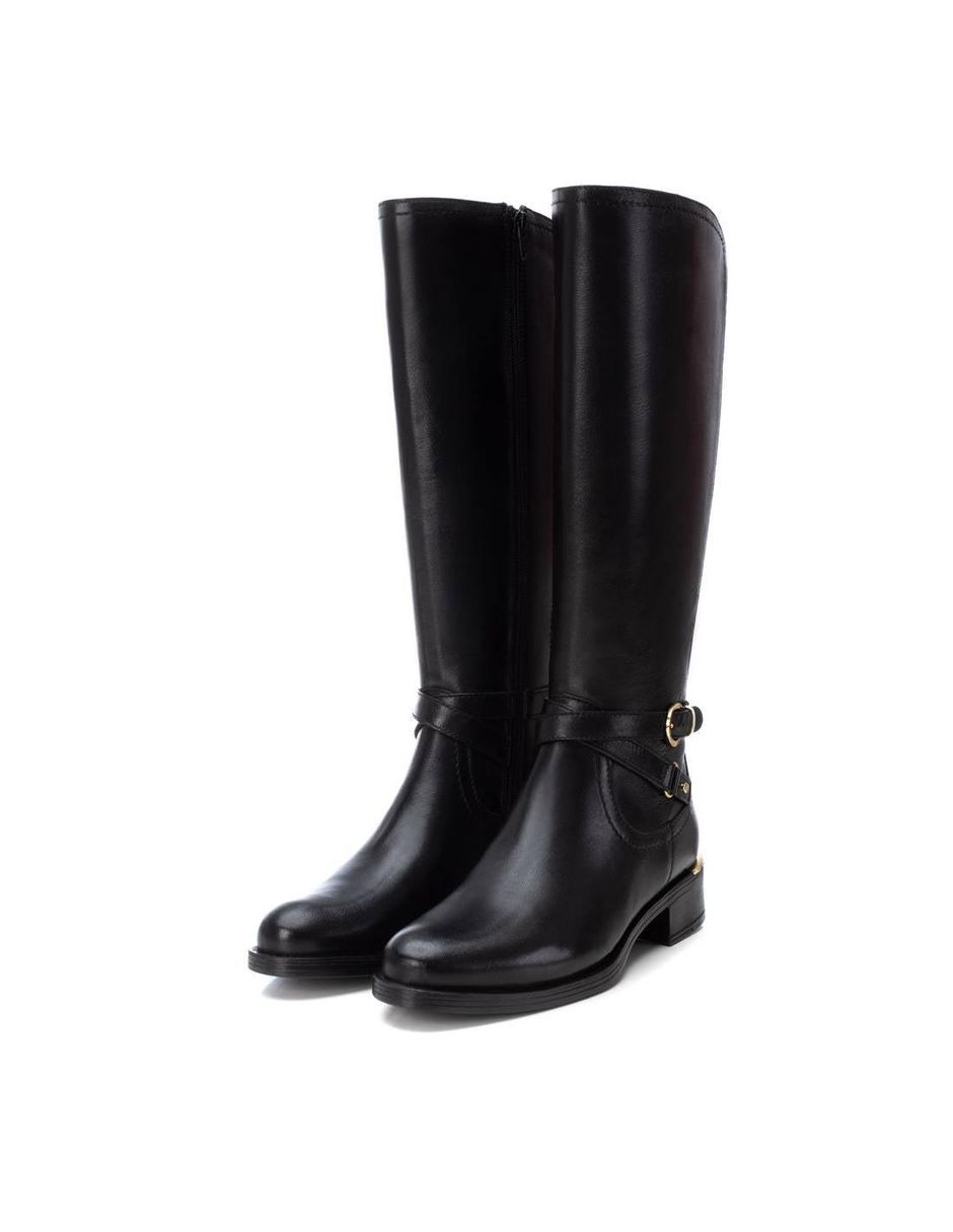Bota al tobillo de piel para mujer 4