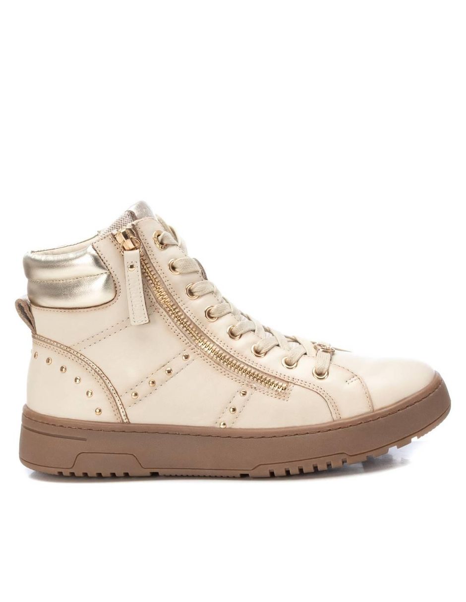 Bota al tobillo de piel para mujer