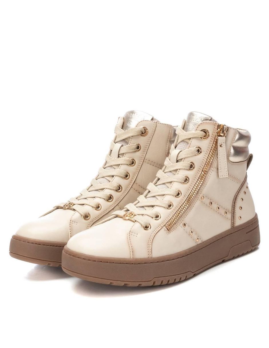 Bota al tobillo de piel para mujer 4