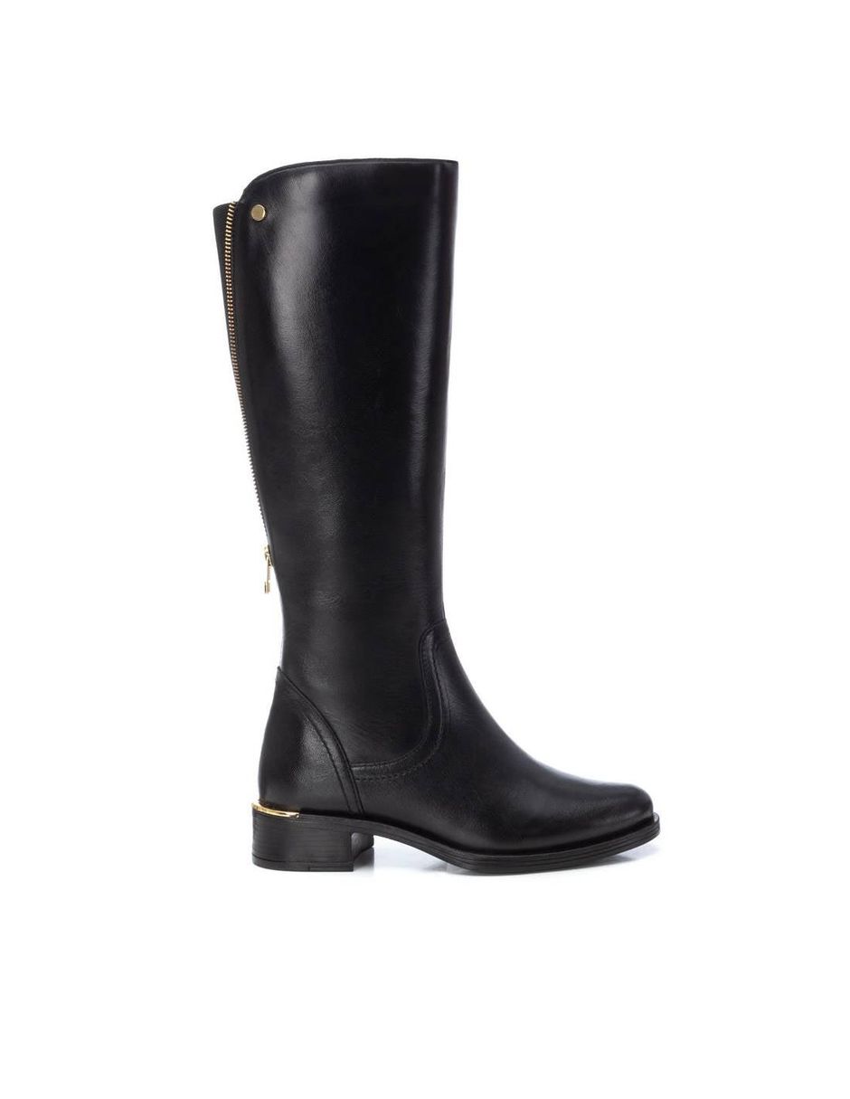 Bota al tobillo de piel para mujer Bota al tobillo de piel para mujer
