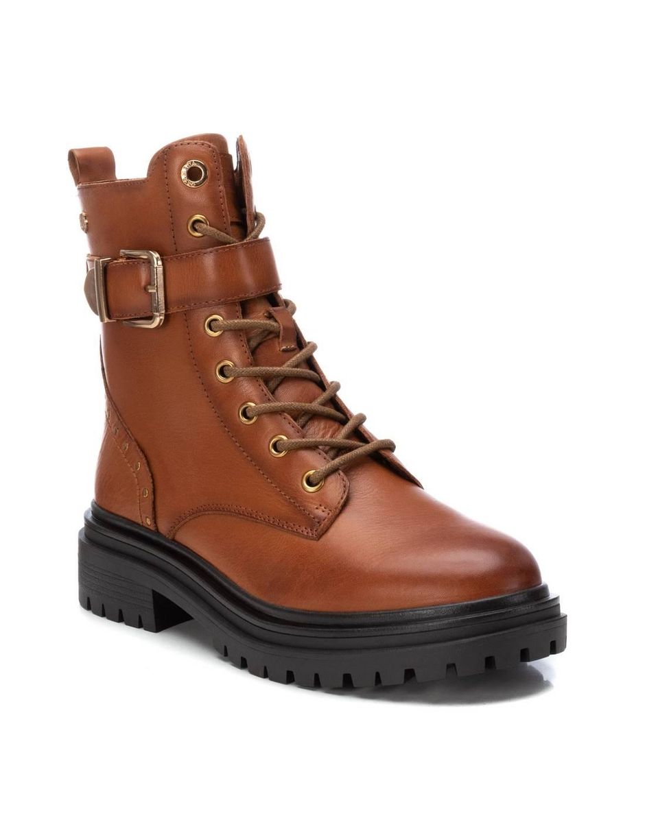 Bota al tobillo de piel para mujer 5